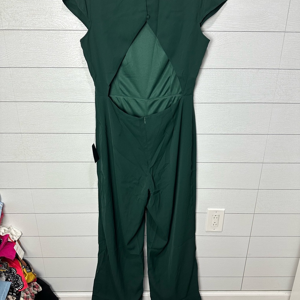 NWT Lulus Illustrious Charm Green Pantsuit Size XL - Picture 2 of 12